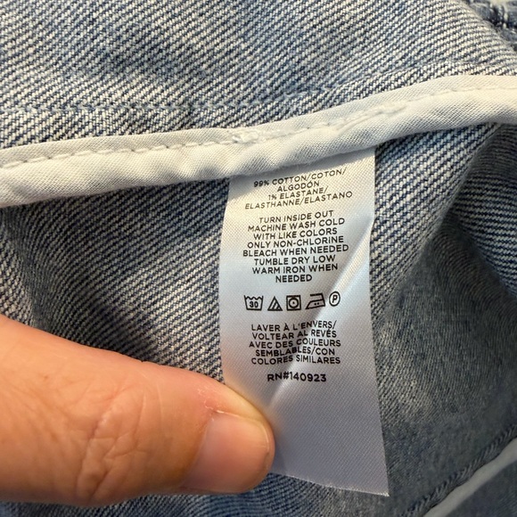 LOFT Braided Trim Jean Jacket in Indigo Blue - Picture 6 of 9